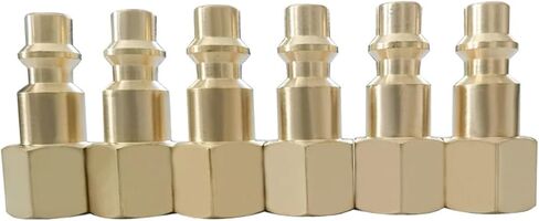 1Pcs U20PF NPT 1/4 Inch Brass Air Compressor Pneumatic Tool Quick Connector in Saudi Arabia