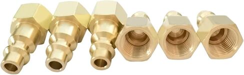 1Pcs U20PF NPT 1/4 Inch Brass Air Compressor Pneumatic Tool Quick Connector in Saudi Arabia