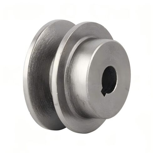 Dia 100mm V-Belt Pulley Thickened Single-Slot A Type Pulley Cast Iron Wheel Power Tool Accessories ﻿Bore 15-30mm(﻿Bore 15mm) in Kuwait