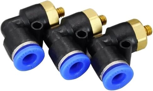 10Pcs Of PL6-M5 6mm Push In One Touch Connector M5 Thread Pneumatic Quick Fittings in Kuwait