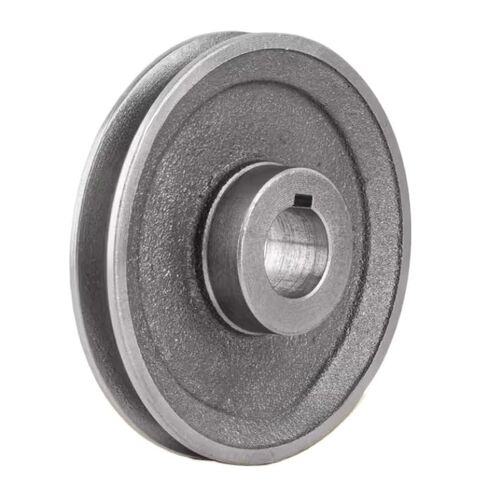 Dia 100mm V-Belt Pulley Solid Single-Slot B Type Pulley Cast Iron Wheel Power Tool Accessories(Bore Diameter 18mm) in Kuwait