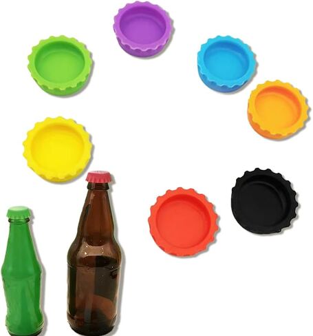 Umbrella Modeling Markers Silicone Beverage Pendant,Wine Glass Mark Capable Of Being Repeatedly Clean and Used,Colorful Party Stemware Pendant Set,6 Piece. in Saudi Arabia