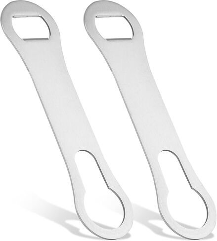 2 Pieces Bottle Opener and Pour Spout Remover Flat Bar Key for Bartenders Stainless Steel Speed Opener Multifunction Dog Bone Wine Bottle Opener for Home Kitchen Party and Bar in Kuwait