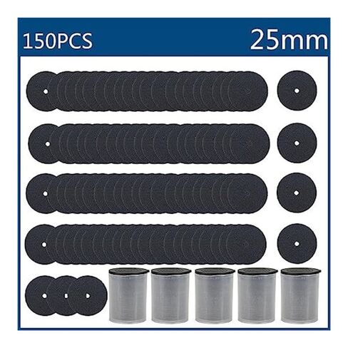 150pcs 25mm Resin Cut Off Wheel, Metal Cutting Disc, Circular Saw Blade, Metal Cutting Tool Rotary in Kuwait