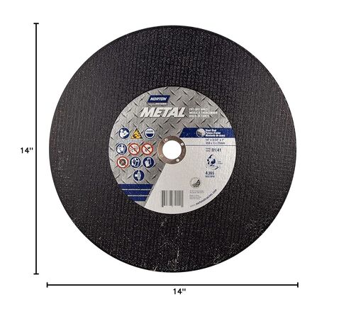 Norton Cut-Off Wheel for Metal Chop Saw, 14 Inch Cut Off Wheel, Pack of 10 Cut Off Wheels in Kuwait