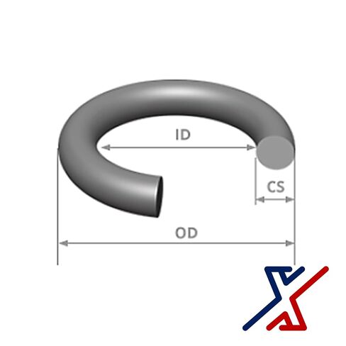 R-10 O-Ring (ID: 14 mm, CS: 2.5 mm, OD: 19 mm) (20 O-Rings) by X1 Tools in Kuwait