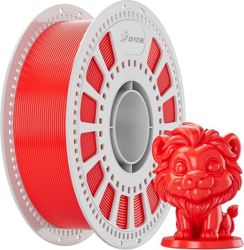 JOY FUTURE TPU 3D Print Filament, Flexible TPU Roll Soft 3D Printer Filament 1.75mm, Dimensional Accuracy +/- 0.02 mm, 1kg Spool (2.2 lbs) (Red) in Kuwait