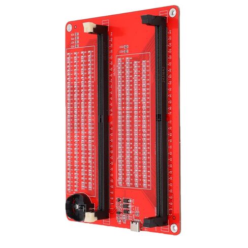 Hyuduo DDR5 Memory Tester 2 in 1 UDIMM RDIMM RAM Memory Diagnostic Analyzer with LED Indicator Dual Power Supply Type C for Desktop Server Computer Repair in Kuwait