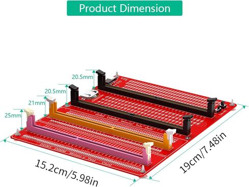 3 in 1 DDR3 DDR4 DDR5 Memory Tester, RAM Diagnostic Checker Tool for PC Laptop Desktop, Portable in Kuwait