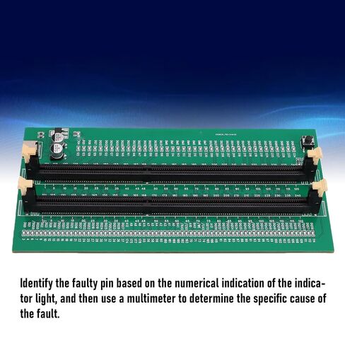 جهاز اختبار ASHATA DDR3 مع مصدر طاقة من النوع C | ضوء LED لمحلل تشخيص الذاكرة لاستكشاف الأخطاء وإصلاحها in Kuwait