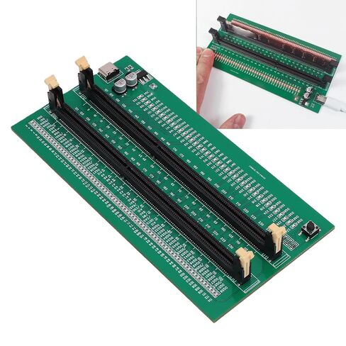 جهاز اختبار ASHATA DDR3 مع مصدر طاقة من النوع C | ضوء LED لمحلل تشخيص الذاكرة لاستكشاف الأخطاء وإصلاحها in Kuwait
