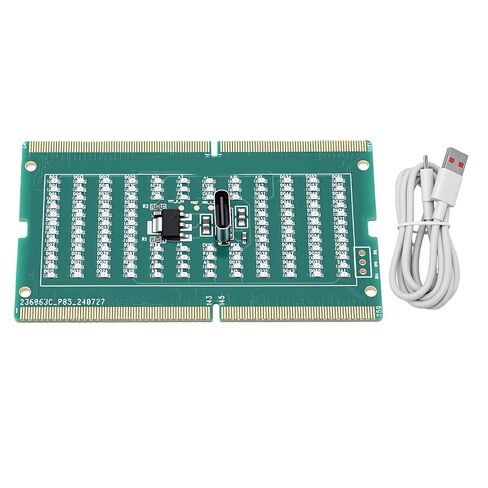 جهاز اختبار فتحة ذاكرة اللوحة الأم للكمبيوتر المحمول Cuifati DDR4، مع أضواء مؤشر LED لسهولة استكشاف الأخطاء وإصلاحها والكشف السريع عن أخطاء الدائرة المفتوحة، لفنيي تكنولوجيا المعلومات وإصلاح الكمبيوتر in Kuwait