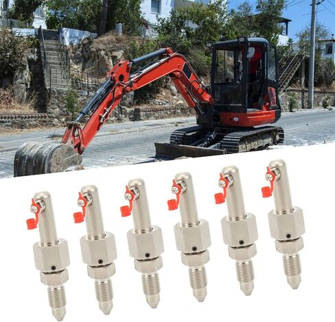 Omabeta Excavator Cylinder Valve Stainless Steel Chain Nozzle for Liugong 907 - Durable Plug Interface for Excavation Equipment in Kuwait