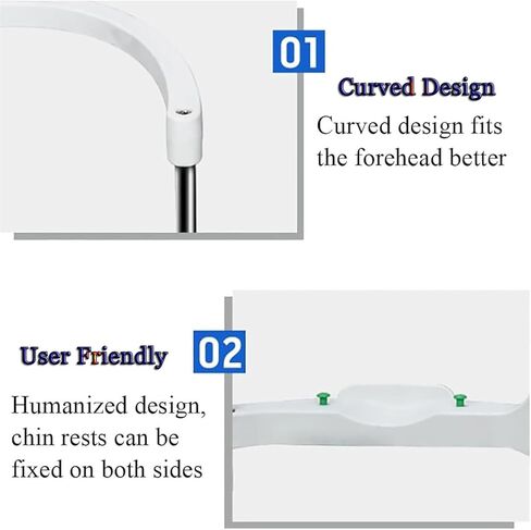 Lifting Forehead Support,Chin Rest Forehead Support Optometry Accessories,Height Adjustable,H Type Vision Training Forehead,Glasses Equipment in Kuwait