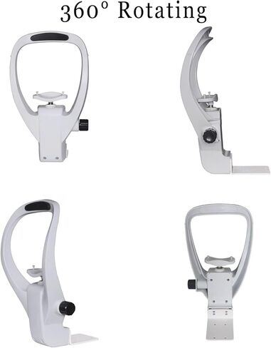 Vision Training Forehead Rest, Height Adjustment Knob, Adjustable Height Distance, Ergonomic Structure, Suitable for Vision Care Centers in Kuwait