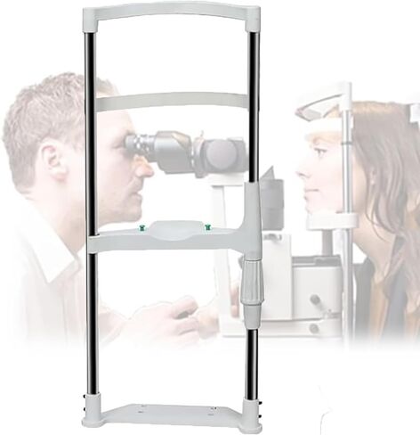H Type Vision Training Forehead Bracket, Forehead Support Optometry Accessories, with Height Adjustment Knob, 95MM Lifting Distance, Easy to Use, for Auto Refractometer, Visio in Kuwait