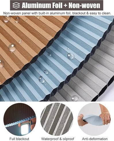 Foldable Accordion Door - Stylish Concertina Privacy Screen for Indoor Spaces, Ideal for Laundry Rooms & Wardrobes, 72x80in (183x203cm) Sliding Partition Gate in Kuwait
