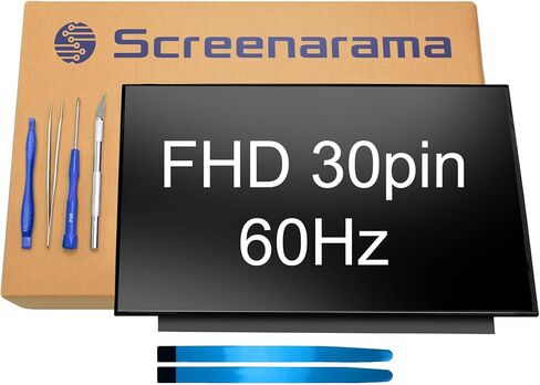 استبدال شاشة SCREENARAMA الجديدة لشاشة ASUS VivoBook X712 X712J X712JA (FHD 1920x1080 IPS) LCD LED مع أدوات وشريط in Kuwait