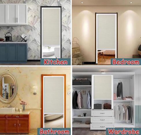 Accordion Folding Door Room Divider - Cellular Fabric Sliding Privacy Screen, Adjustable 26-70 Inch Doorways, Ideal for Home & Office, 68x80in (172.7x203cm) in Kuwait