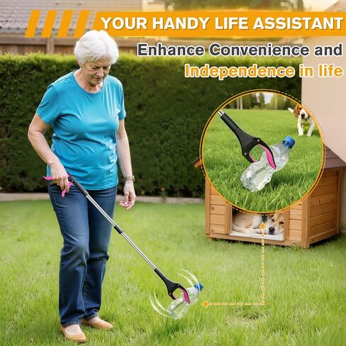أداة JTIEO Grabber Reacher - مقبض طويل للغاية قابل للطي وأداة الوصول - 4 عبوات من أدوات التقاط عصا الالتقاط شديدة التحمل in Kuwait