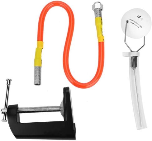 Table Tennis Rebound Trainer with Suction Base- Fixed Ball Clip with Rotation Display for Solo Practice,Forehand & Backhand Stroke Training Tool in Saudi Arabia