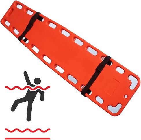 Lightweight PE Spine Board for Kids & Adults, Emergency CPR Rescue Stretcher, Water-Resistant Medical Float, Portable First Aid Safety Board in Kuwait