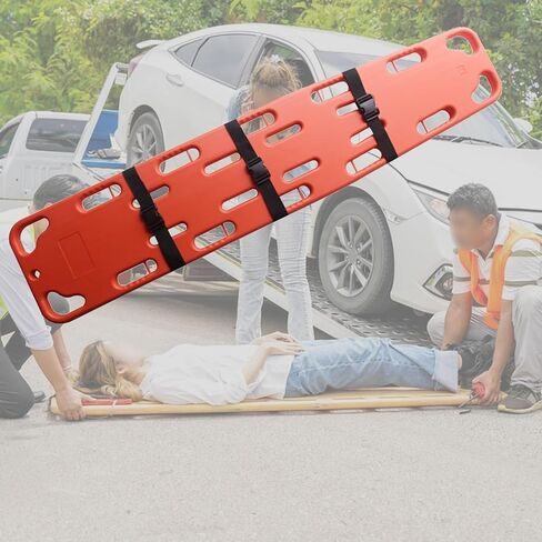 Emergency Spine Board Stretcher - Waterproof Patient Transfer Backboard, Medical Rescue Life-Saving Board for Swimming Pool & First Aid Use in Kuwait