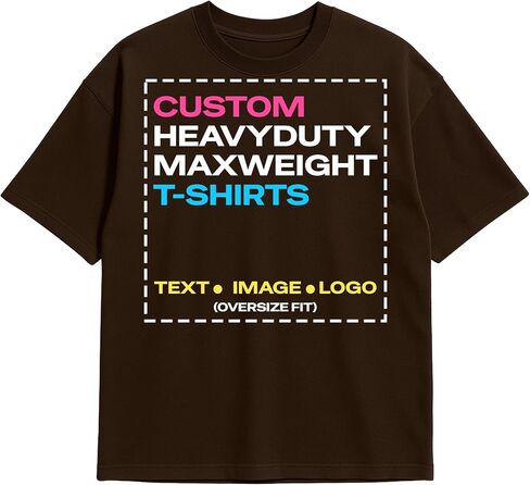 تي شيرت Gildan Hammer Maxweight مخصص - صمم النص/الصورة/الشعار الخاص بك - طباعة DTF طويلة الأمد، للجنسين 100% قطن in Kuwait