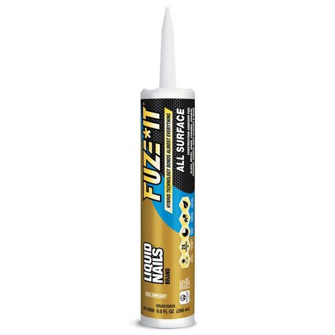 Liquid Nails FUZE IT All Surface Construction Adhesive Gray Instant Grab INT/EXT 266 ml in Kuwait