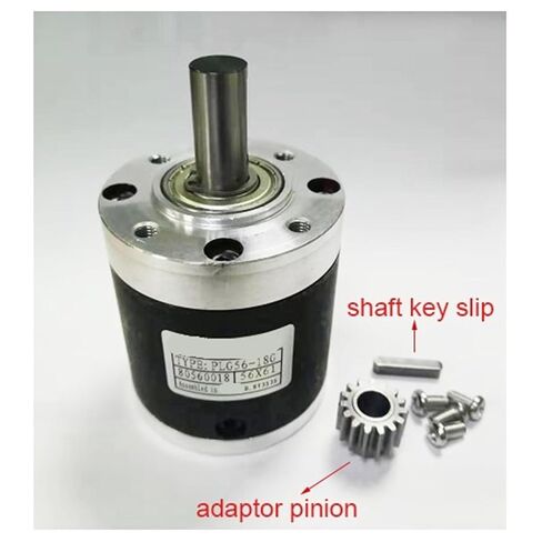 1pcs/lot Planet Reducer 56mm Speed Ratio 13:1 15:1 18:1 Round Input Flange for DC Motor with Shaft Diameter 6mm or 6.35mm(6.35mm,18 to 1) in Kuwait