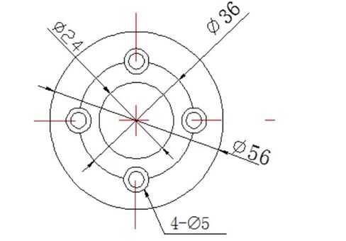1pcs/lot Planet Reducer 56mm Speed Ratio 13:1 15:1 18:1 Round Input Flange for DC Motor with Shaft Diameter 6mm or 6.35mm(6.35mm,18 to 1) in Kuwait