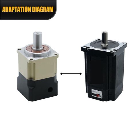 مخفض حلزوني PGH60-L1SW/L2SW 14/16 مم محور لـ 57 محرك متدرج أو 60 مؤازرة بنسبة دقة عالية من 3 إلى 100 (10-بدلة لـ 57 محرك متدرج) in Kuwait
