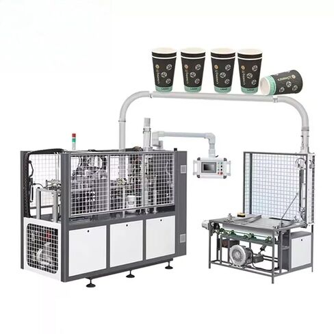 Automatic Servo Drive Disposable Paper Cup Making Machine for Cold and Hot Drinks – High-Speed Forming Equipment for Beverage Coffee Tea Cups, 6-22 oz in Kuwait