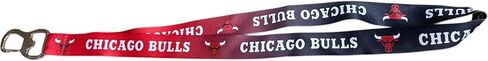 NBA Chicago Bulls Ombre Lanyard, Red/Black, One Size in Kuwait