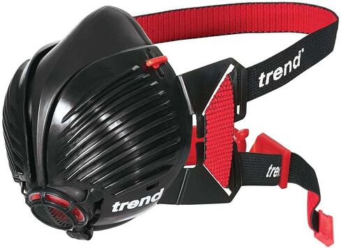 قناع الغبار تريند إير ستيلث، نصف قناع مع مرشحات هيباك مزدوجة قابلة للاستبدال لأعمال النجارة والبناء والتشييد، صغير/متوسط ​​(قد تختلف الألوان)، ستيلث/SM in Kuwait