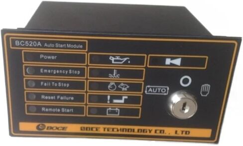 Diesel Generator Parts Key Start Control Panel Controller 520 with Alarm Protection dse520 in Kuwait