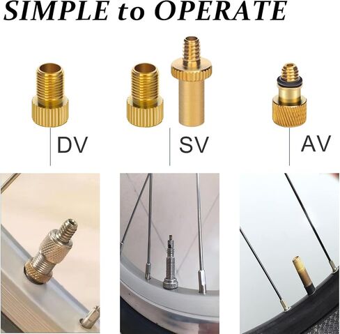 23PCS Universal Ball Pump Needle Kit for Basketball Football Bicycle Tires with Multi-Valve Adapter DV AV SV Portable Sports Ball Inflator Accessories in Kuwait
