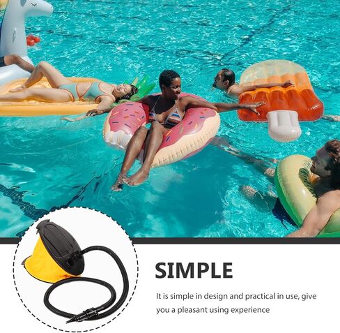 Abaodam Foot Pump Sports Inflatable Air Pump Inflatable Bed Pump Balloon Pump Air Mattress Pump for Boat Yoga Ball Camping Bed Swimming Ring Exercise Ball in Kuwait
