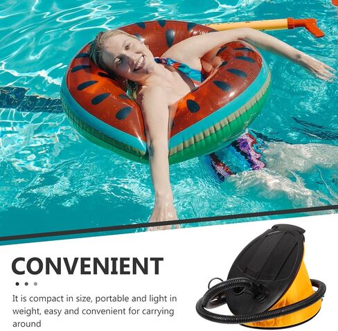 Abaodam Foot Pump Sports Inflatable Air Pump Inflatable Bed Pump Balloon Pump Air Mattress Pump for Boat Yoga Ball Camping Bed Swimming Ring Exercise Ball in Kuwait