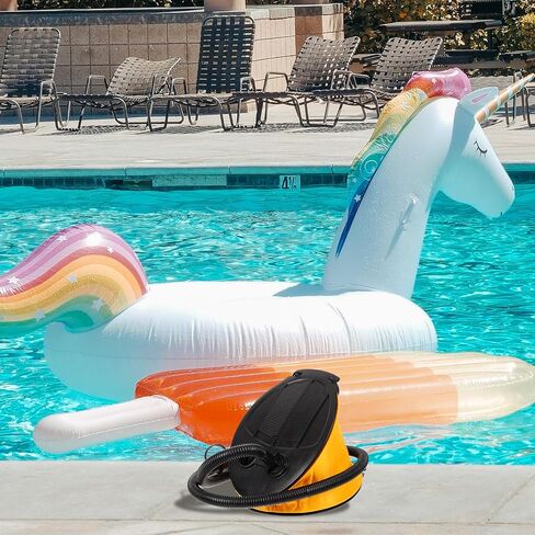 Abaodam Foot Pump Sports Inflatable Air Pump Inflatable Bed Pump Balloon Pump Air Mattress Pump for Boat Yoga Ball Camping Bed Swimming Ring Exercise Ball in Kuwait