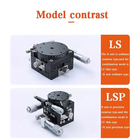 XYR Axis 60mm LSP60-LM R Displacement Platform Sliding Table Cross Roller Guide 1Pcs in Kuwait