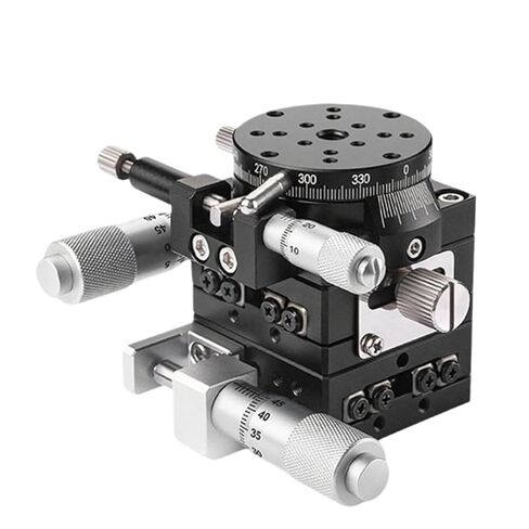 XYR Three-axis Horizontal Rotating Table Manual Sliding LS/LSP-40/60/80/90/100/125 1Pcs(LSP90-CM) in Kuwait