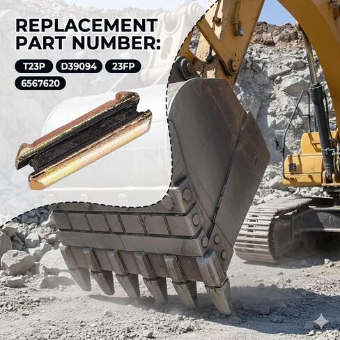 20 قطعة من دبابيس الأسنان المرنة المتوافقة مع 23 230 أسنان الدلو T23P D39094 6567620 23FP، دبوس أسنان بديل لمعظم الحفارات الصغيرة والرافعات الانزلاقية in Saudi Arabia