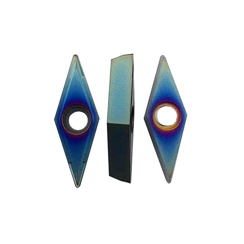 VCMT110304 35 Degrees Diamond Indexable Carbide Turning Inserts 10pcs Multilayer Coated VCMT Insert for Machining Quenched Steel Tempered Steel in Kuwait