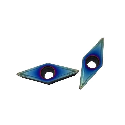 VCMT110304 35 Degrees Diamond Indexable Carbide Turning Inserts 10pcs Multilayer Coated VCMT Insert for Machining Quenched Steel Tempered Steel in Kuwait