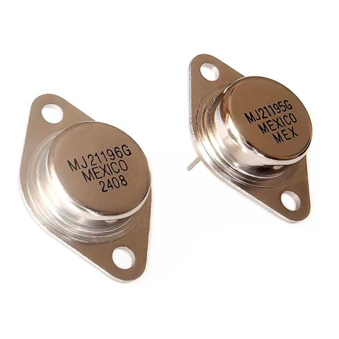 1Pair MJ21195G + MJ21196G to-3 Transistors Sub for 2SB541A/2SD388A | MJ21195G + MJ21196G Substitute for 2SB541A/2SD388A 2SC1402/2SA744 SJ2517/SJ2518 S40442/S40443 34-1000/34-1001 MJ21195/MJ21196 in Kuwait