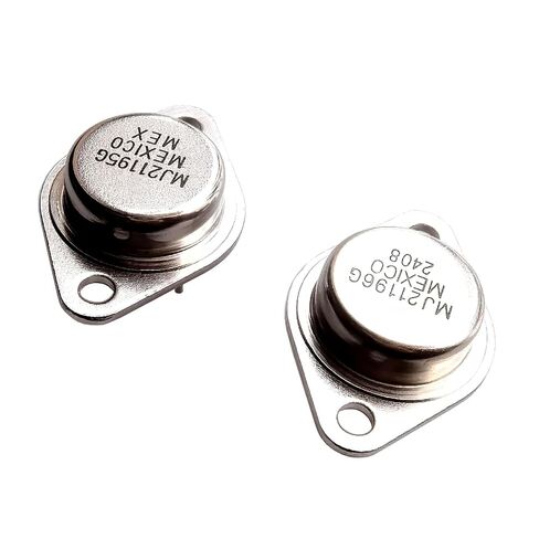 1Pair MJ21195G + MJ21196G to-3 Transistors Sub for 2SB541A/2SD388A | MJ21195G + MJ21196G Substitute for 2SB541A/2SD388A 2SC1402/2SA744 SJ2517/SJ2518 S40442/S40443 34-1000/34-1001 MJ21195/MJ21196 in Kuwait