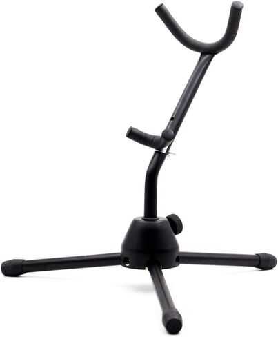 Karlak Saxophone Tripod Holder Stand Foldable Durable for TenorAlto Sax Black Metal Portable Detachable for Music Tool in Kuwait