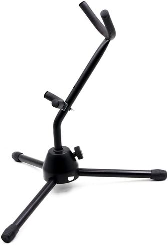 Karlak Saxophone Tripod Holder Stand Foldable Durable for TenorAlto Sax Black Metal Portable Detachable for Music Tool in Kuwait