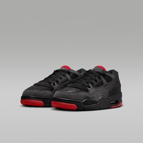 Air Jordan 4RM Big Kids' Shoes (FQ7938-060, Black/Anthracite/Varsity Red) Size 6.5 | FQ7938-060 in Kuwait